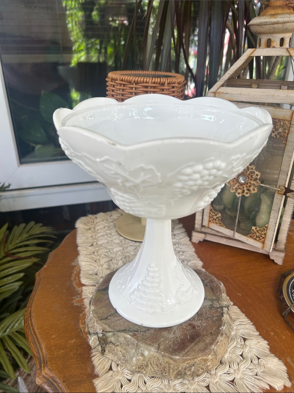 Vintage White Milk Harvest Grape Compote